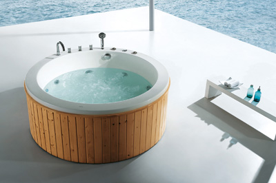 Freestanding massage bathtub FC-WD02