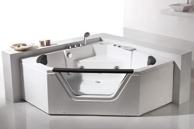 Glass front panel massage bathtub  FC-225A